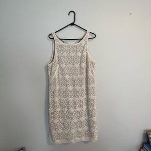 Ann Taylor Loft White Lace Dress